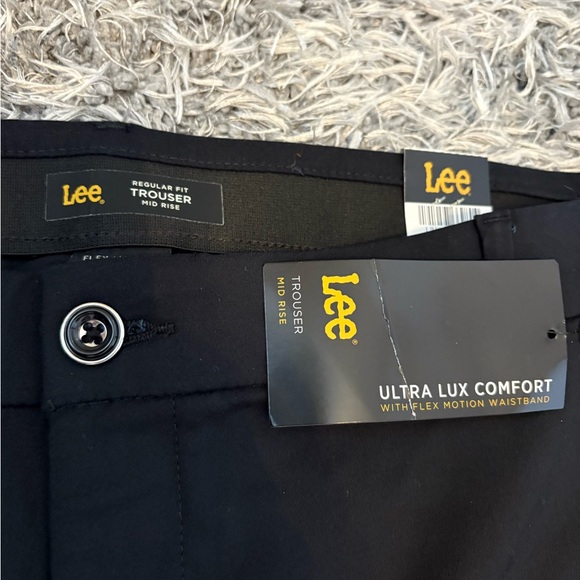 Women's Lee Flex Motion Trouser Pants - Black - 18 Medium - Picture 9 of 12